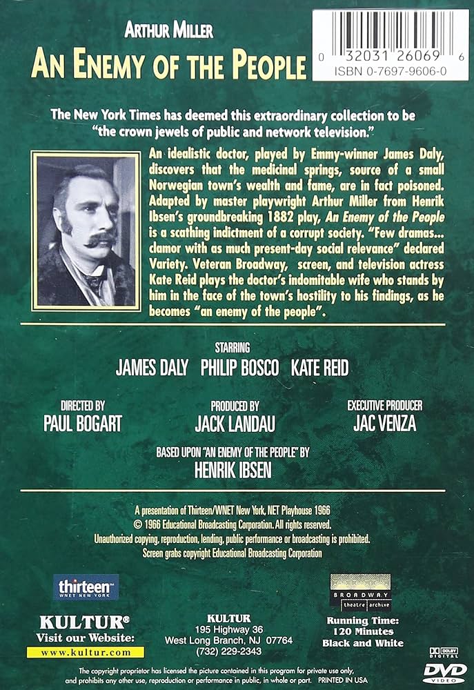 (未使用･未開封品)Enemy of the People [DVD] An Enemy of the People (Broadway Theatre Archive) : Amazon